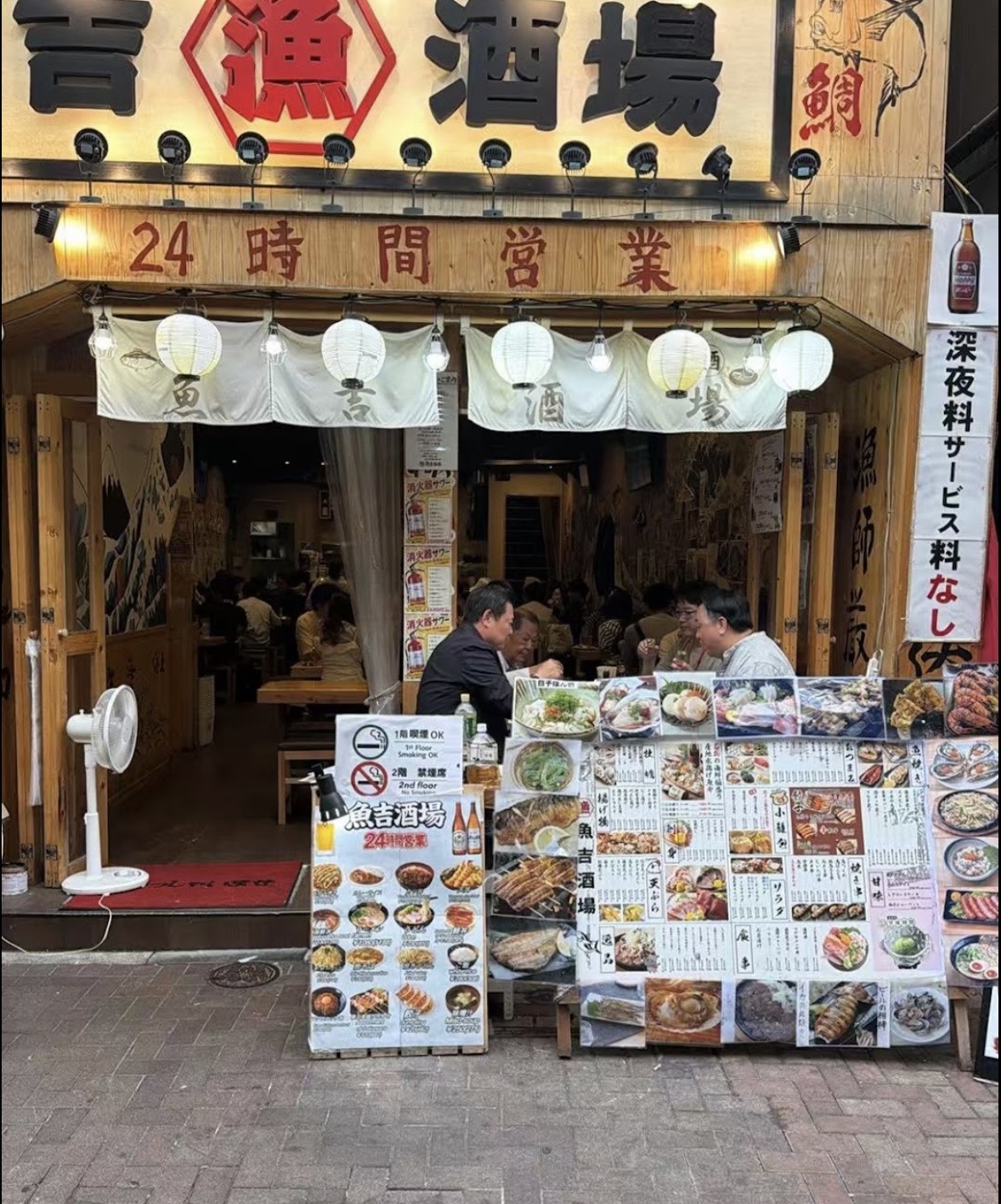 魚吉酒場 上野店の外観